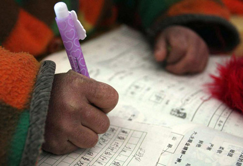 北京1所希望小學因教室太冷提前放假(組圖)