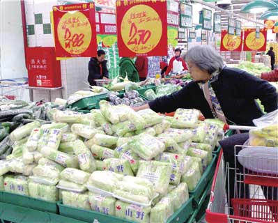 超市所售娃娃菜實(shí)為廉價(jià)白菜心(組圖)