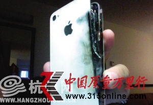 昨天美國爆炸的iPhone4 昨天美國爆炸的iPhone4