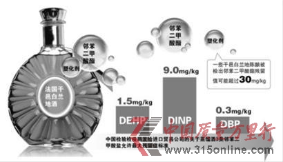 法國干邑白蘭地陷塑化劑風波部分品牌剛漲價